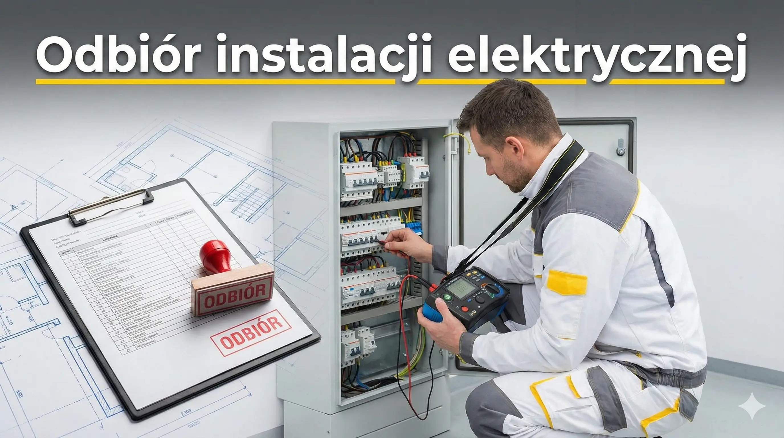 Odbiór instalacji elektrycznej - jakie dokumenty i pomiary?