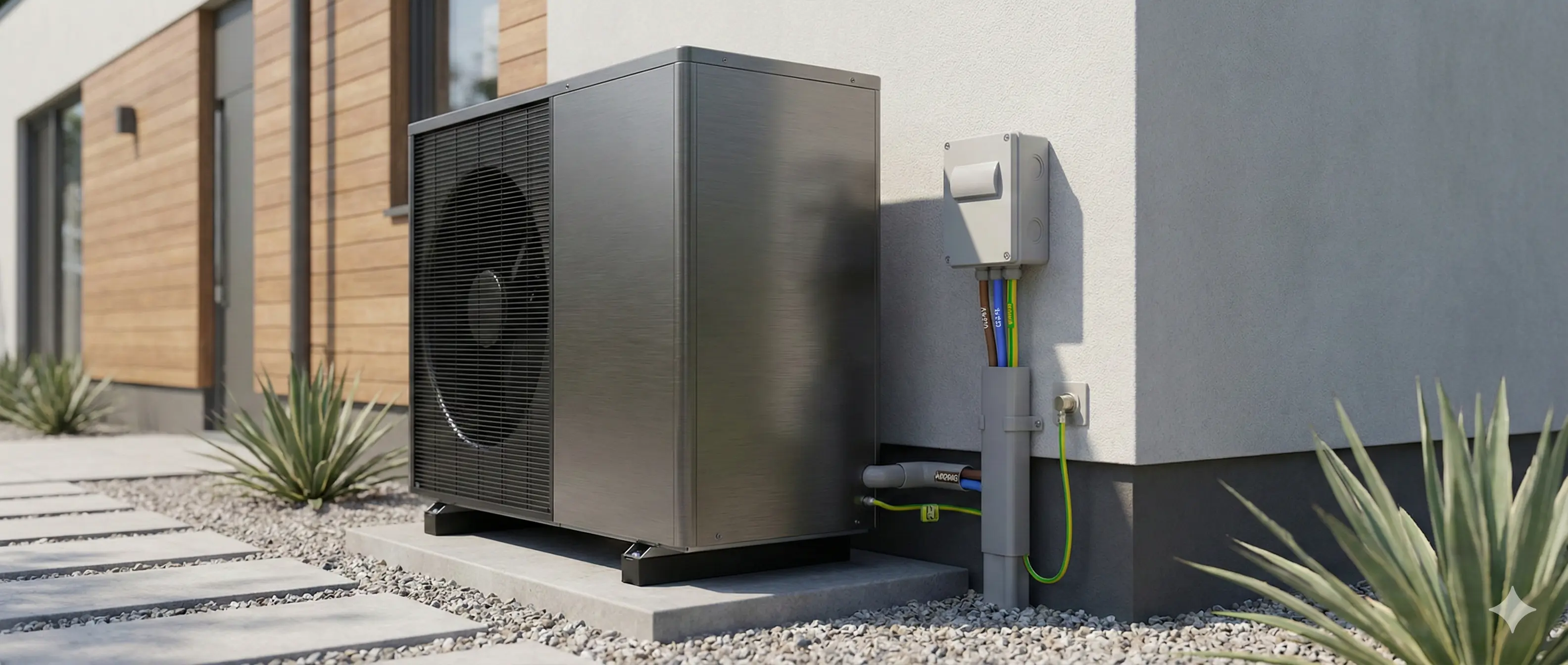 Instalacja elektryczna do pompy ciepła | Kabel, zabezpieczenia, schemat